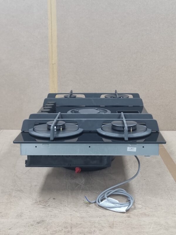 Elica NikolaTesla Flame Gas Cooktop with Integrated Rangehood Filtered NIKOLATESLAFLBLF88 - Image 4